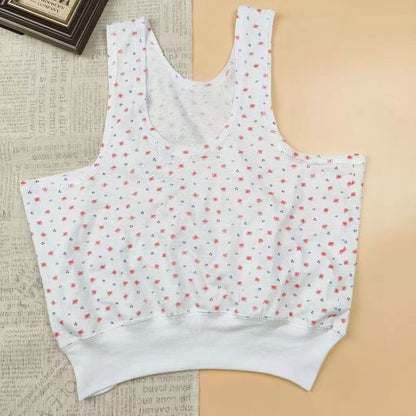 Pure Cotton Loose Vest for Elderly - Multi-Pack Options