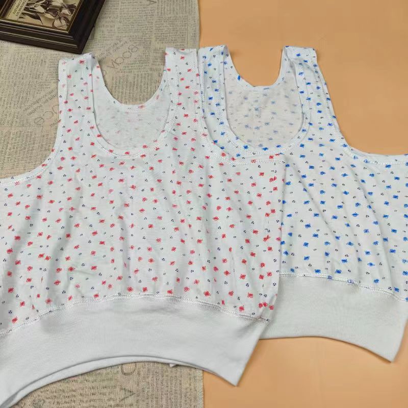 Pure Cotton Loose Vest for Elderly - Multi-Pack Options