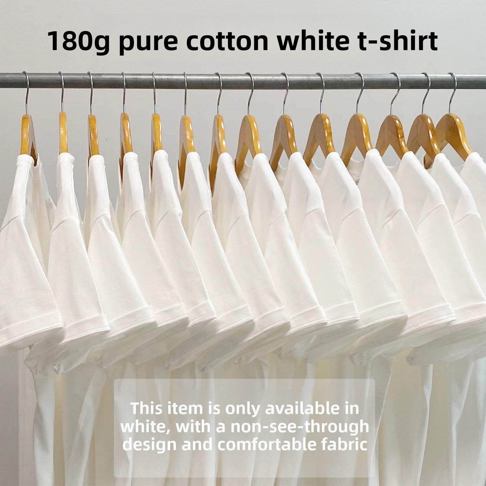 Pure cotton men's T-shirt