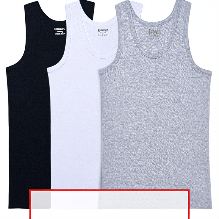 Pure cotton men's vest