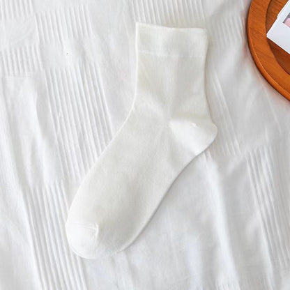 Pure Cotton Mid-Calf Boneless Socks