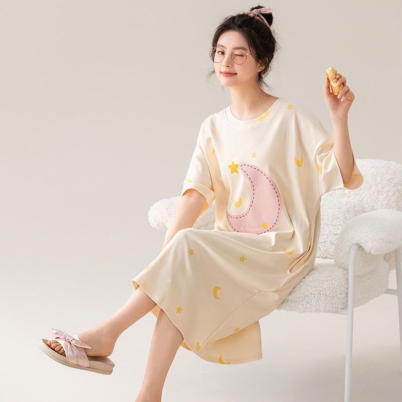 Pure cotton nightgown