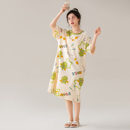 Pure cotton nightgown
