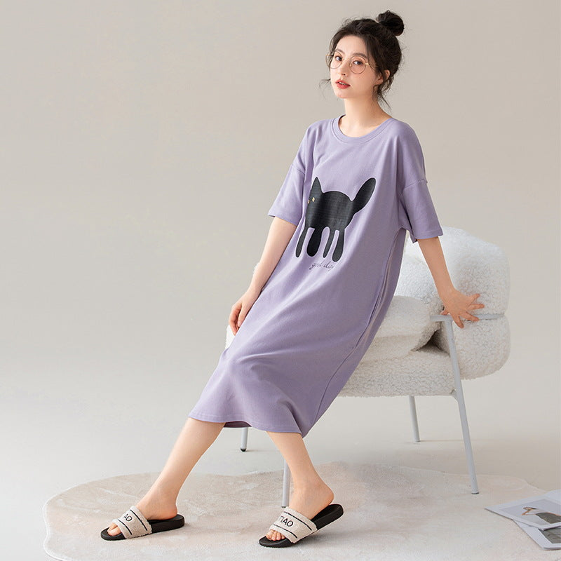 Pure cotton nightgown