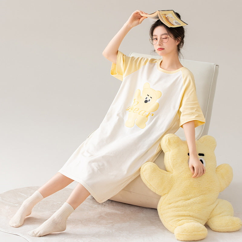 Pure cotton nightgown