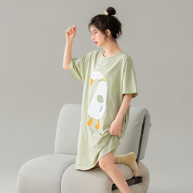 Pure cotton nightgown