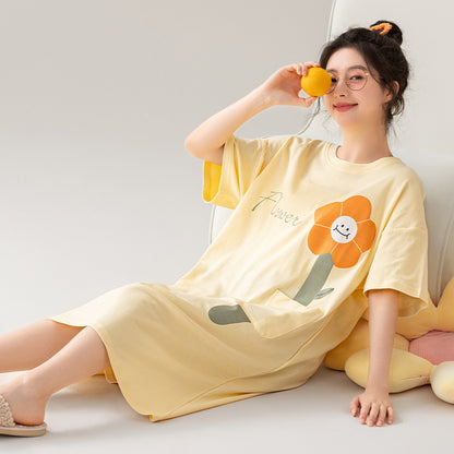 Pure cotton nightgown