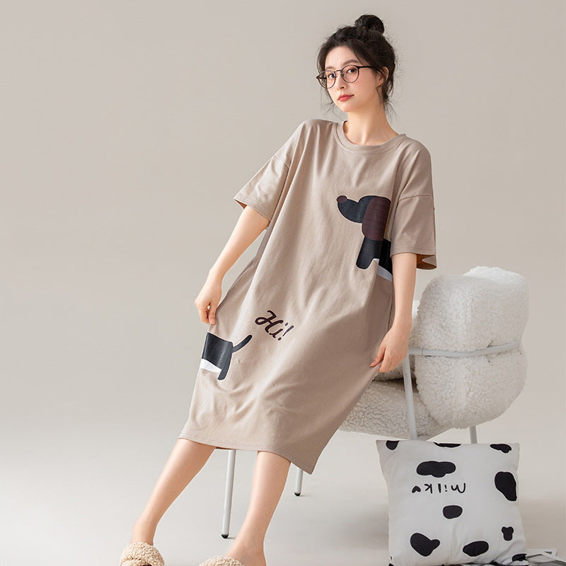 Pure cotton nightgown
