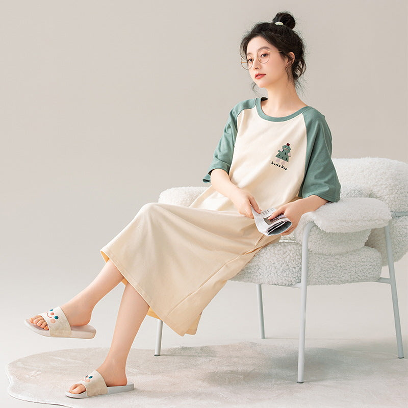 Pure cotton nightgown