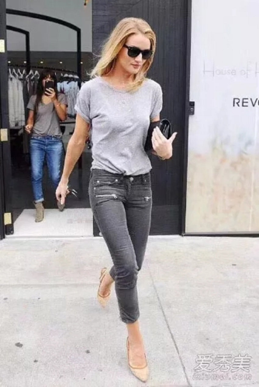 Pure cotton short-sleeved t-shirt for women
