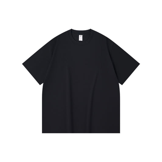 Pure cotton short-sleeved T-shirt in solid color