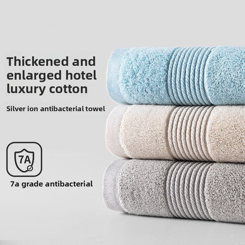 Pure Cotton Silver Ion Antibacterial Face Towel