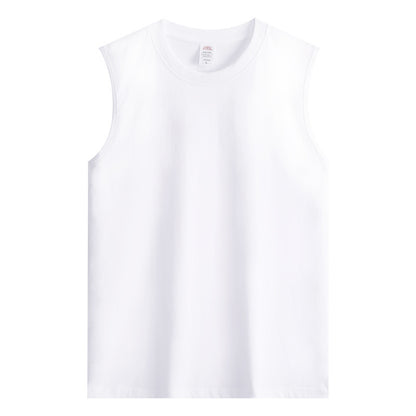 Pure cotton sleeveless vest T-shirt