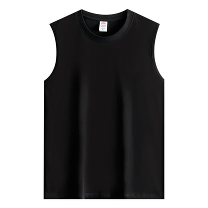 Pure cotton sleeveless vest T-shirt