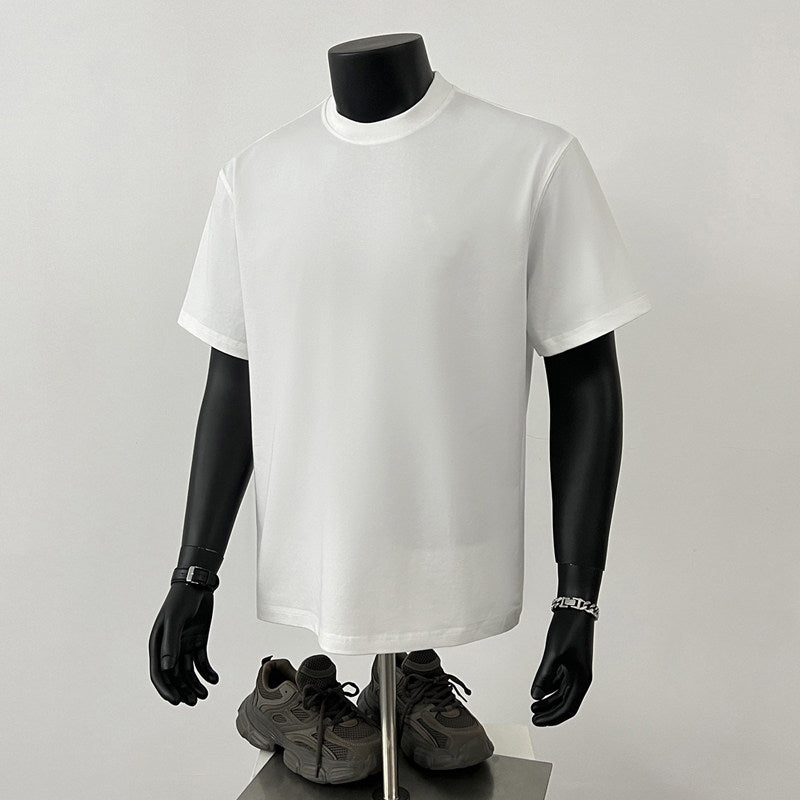 Pure cotton versatile short sleeve shirt