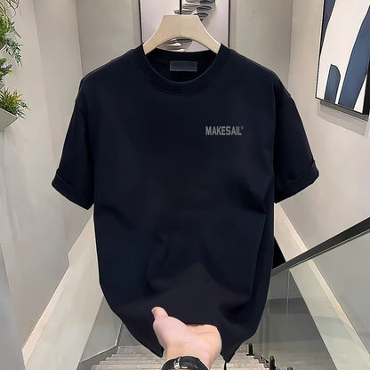 Pure cotton versatile short sleeve shirt