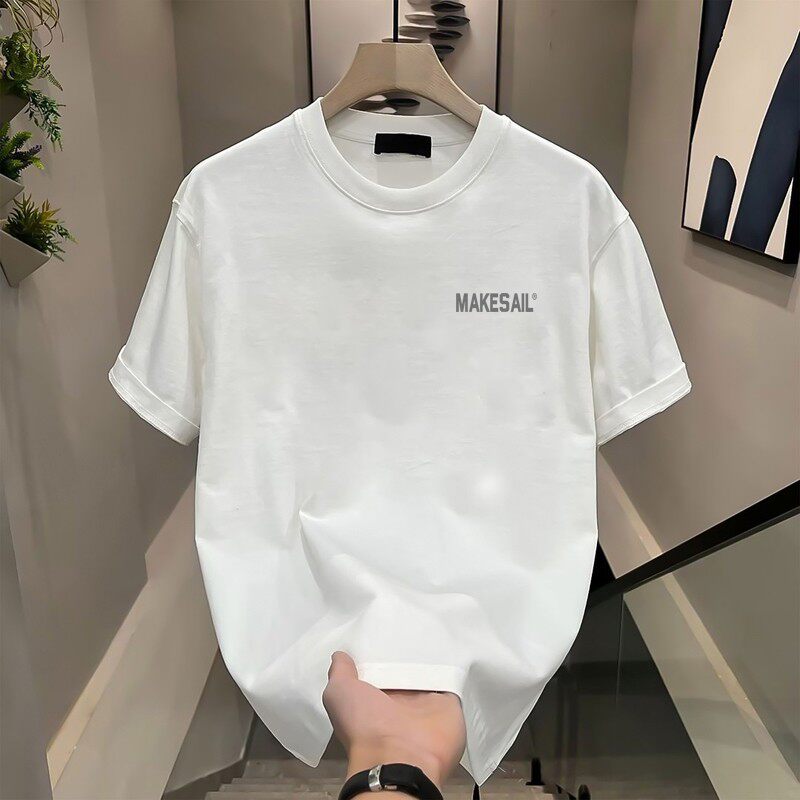 Pure cotton versatile short sleeve shirt