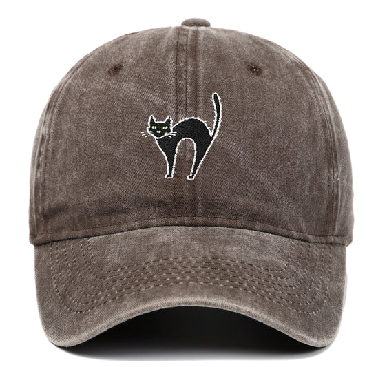 Pure cotton washed embroidered baseball cap