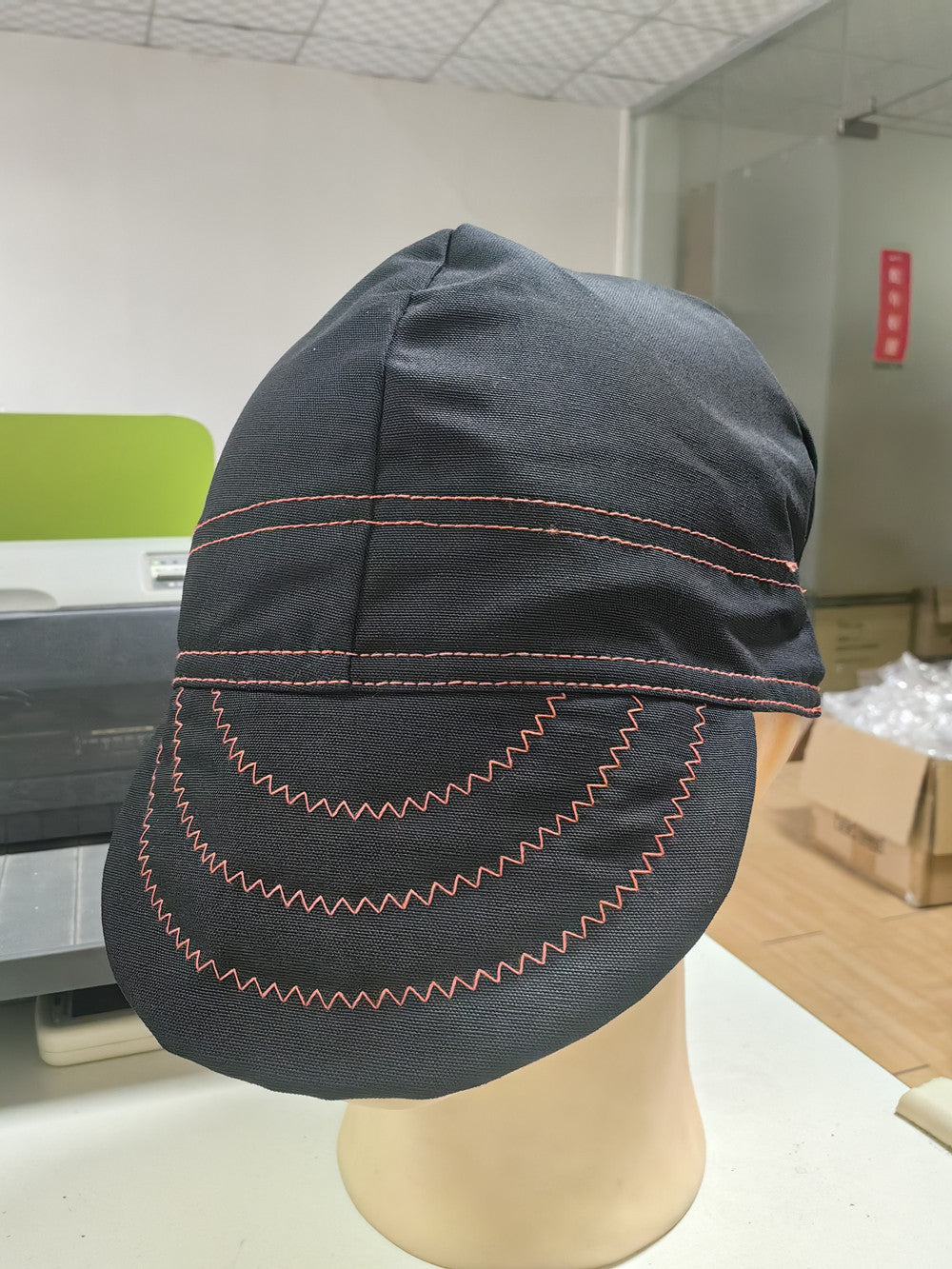 Pure Cotton Welding Hood Dust Protection Cycling Cap
