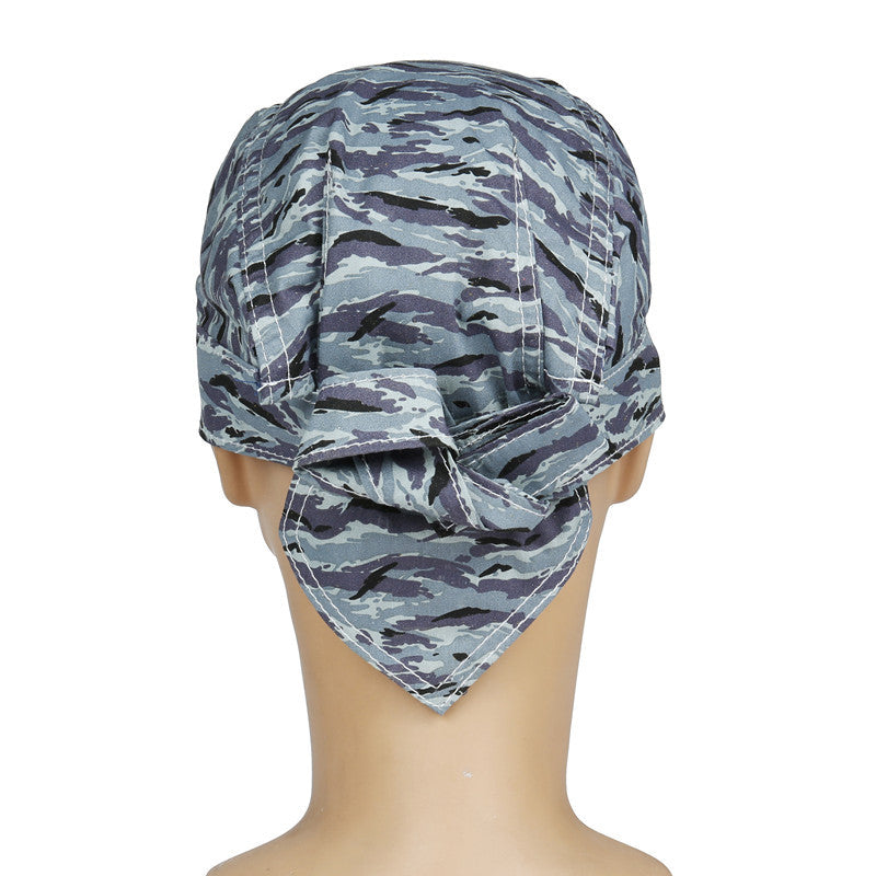 Pure Cotton Welding Hood Dust Protection Cycling Cap