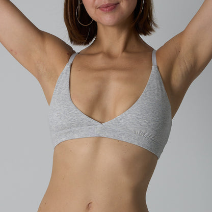 Pure Cotton Wireless Triangle Bralette