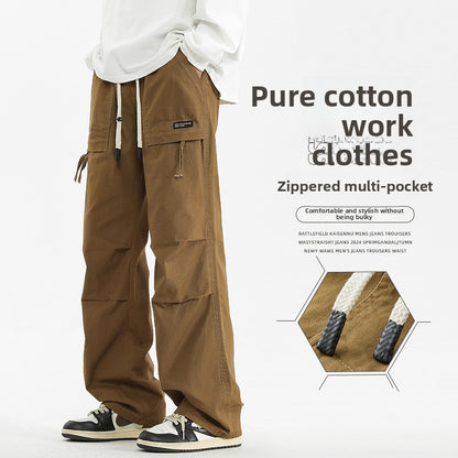 Pure cotton work pants