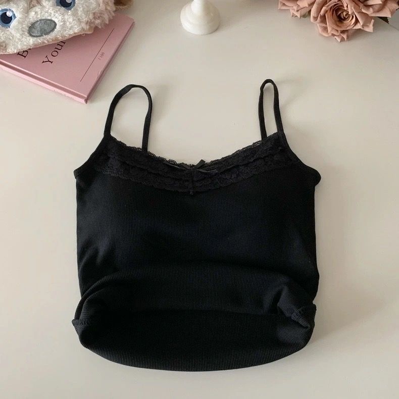 Pure Desire Lace Gray Camisole