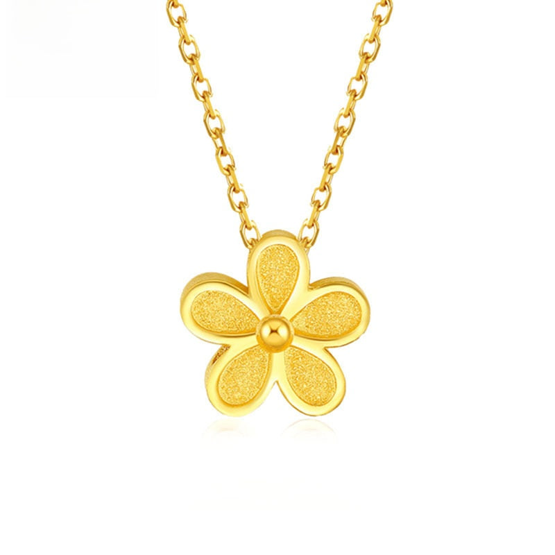 Pure Gold Slim Waist Pendant Necklace