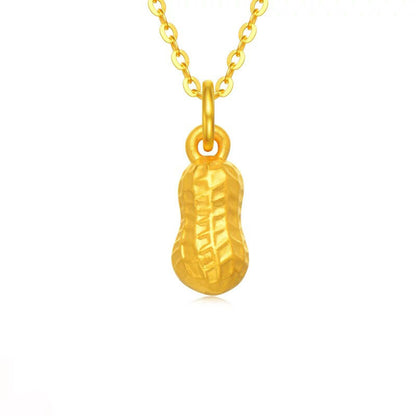 Pure Gold Slim Waist Pendant Necklace