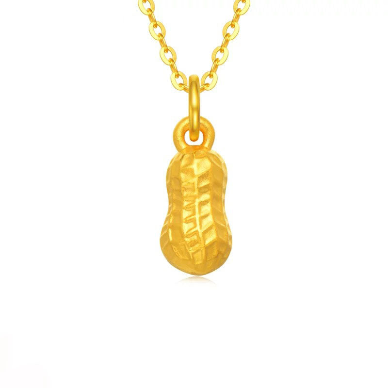 Pure Gold Slim Waist Pendant Necklace