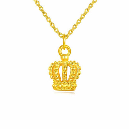 Pure Gold Slim Waist Pendant Necklace