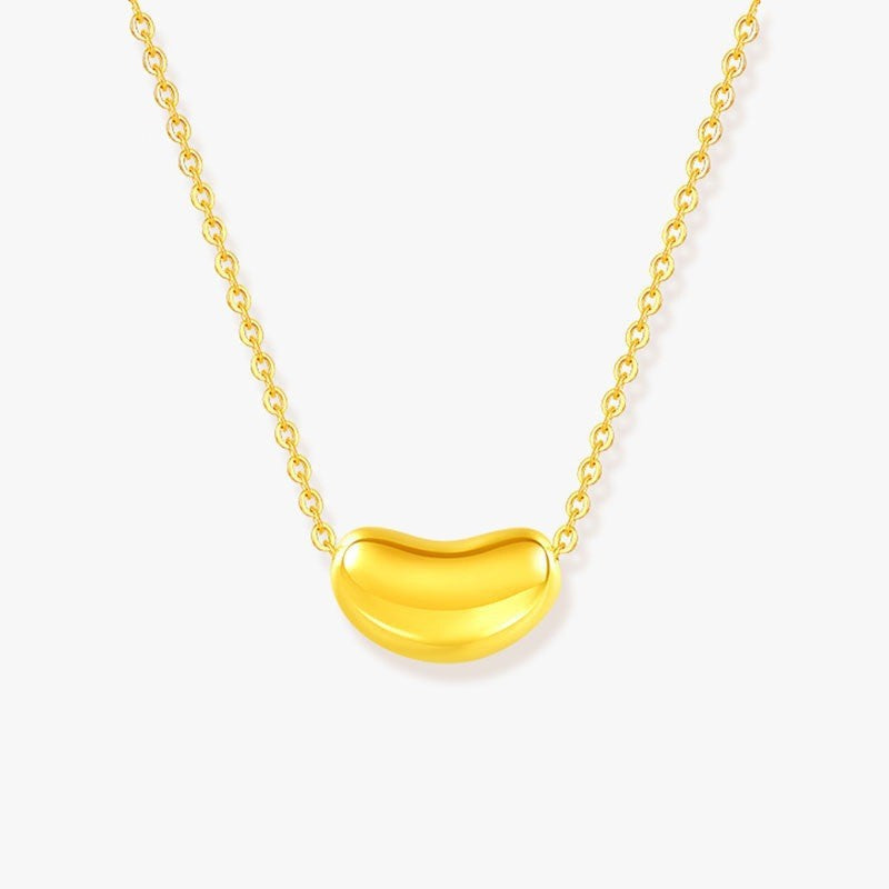 Pure Gold Slim Waist Pendant Necklace