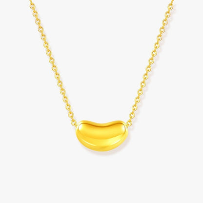 Pure Gold Slim Waist Pendant Necklace