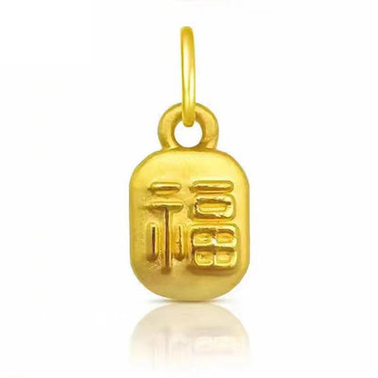 Pure Gold Slim Waist Pendant Necklace