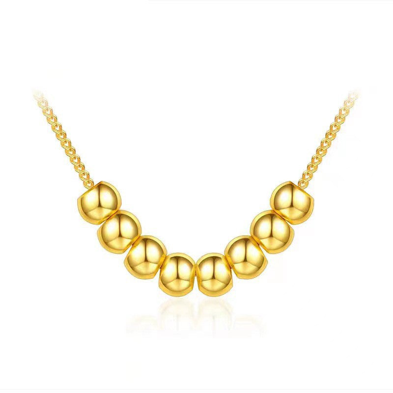 Pure Gold Slim Waist Pendant Necklace