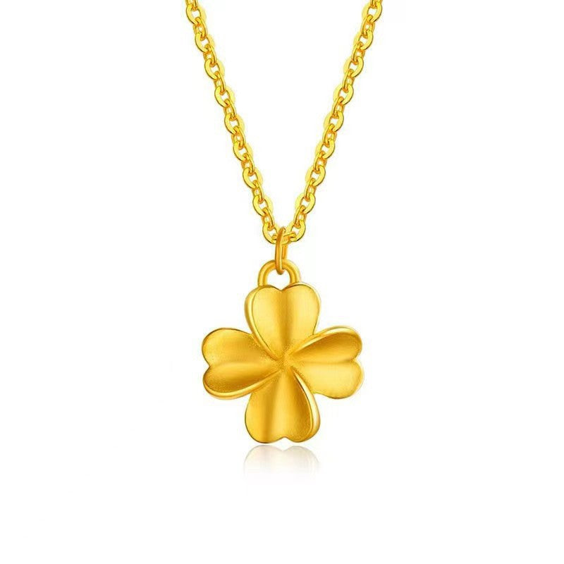 Pure Gold Slim Waist Pendant Necklace