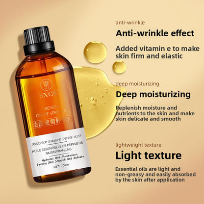 Pure Grape Seed Essential Oil for Skin Care