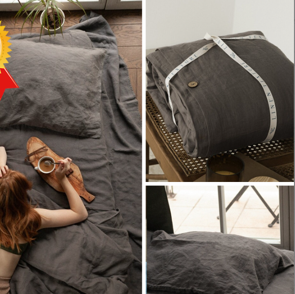Pure Linen Four-Piece Bedding Set