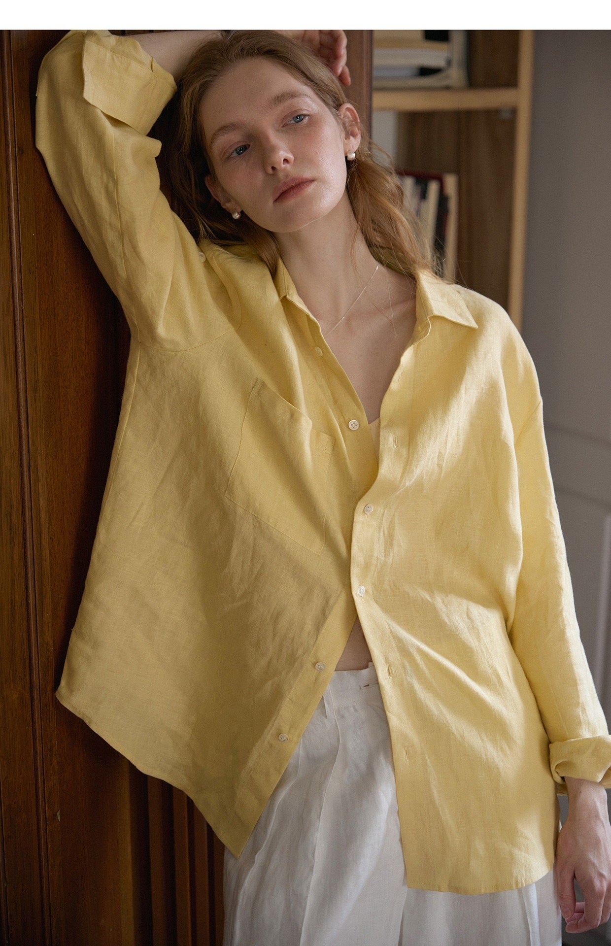 Pure Linen Long Sleeve Shirt