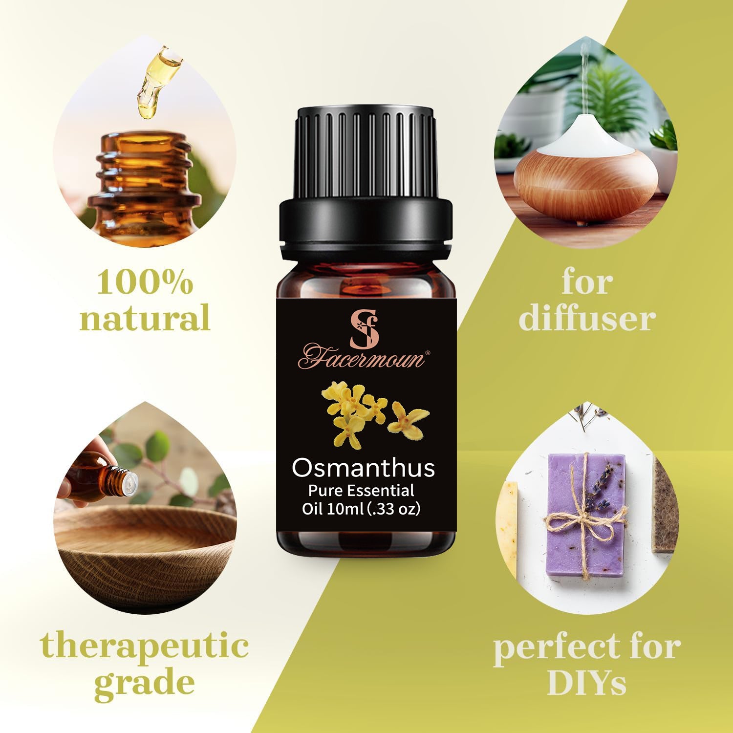 Pure Plant Essential Oils for Aromatherapy and Skincare