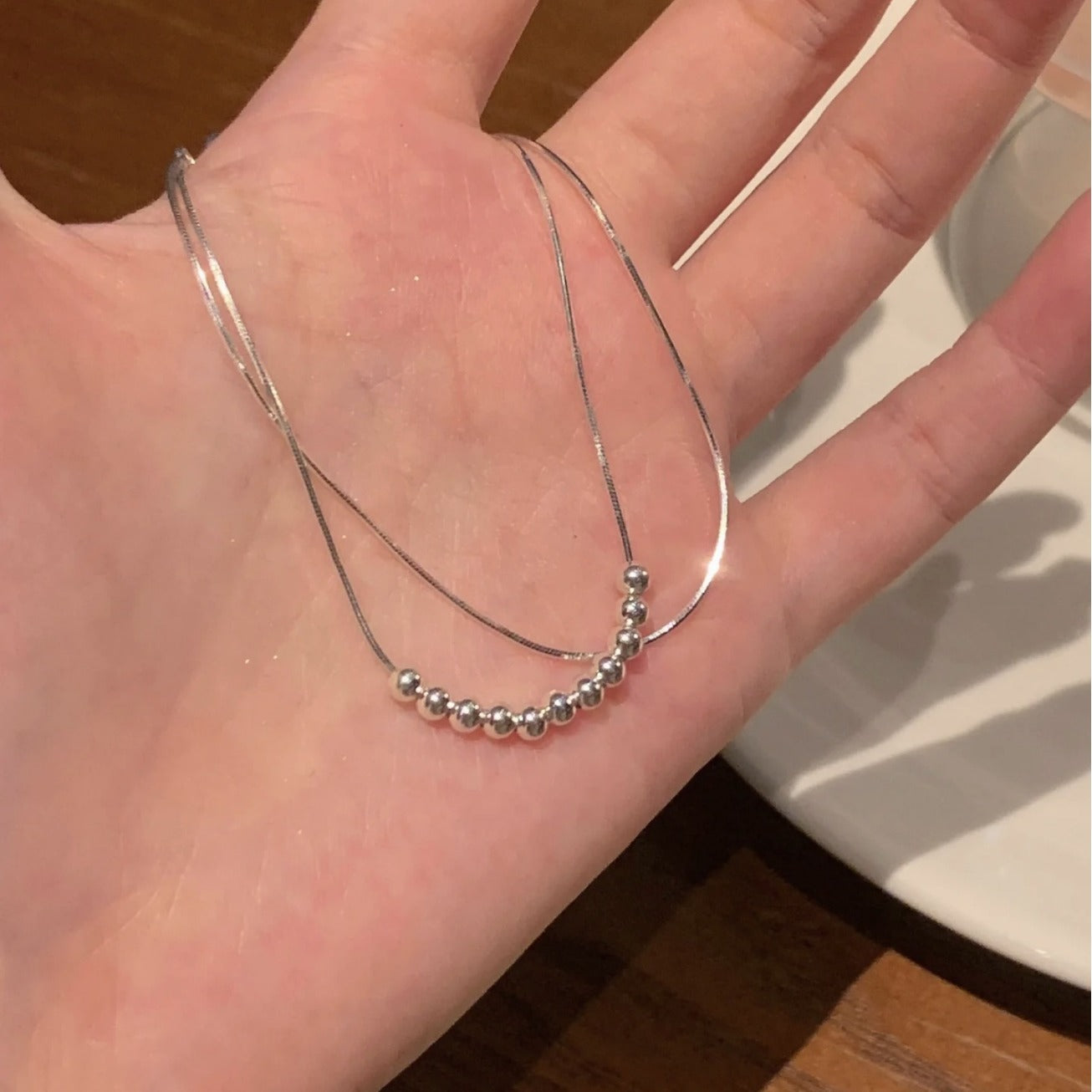 Pure silver bracelet