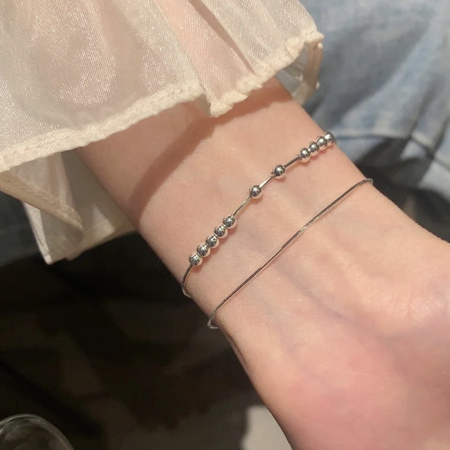 Pure silver bracelet