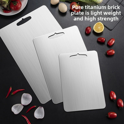 Pure Titanium Double-Sided Cutting Board