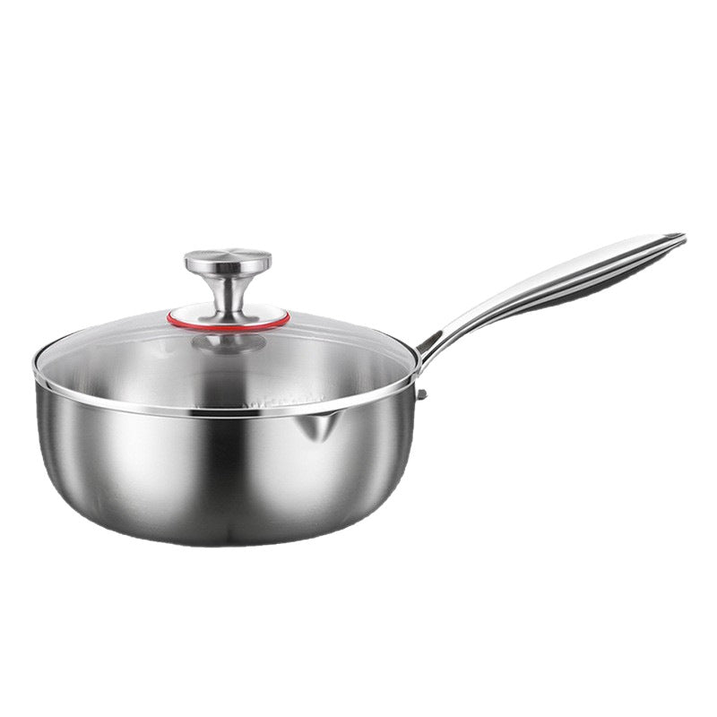 Pure titanium milk pot