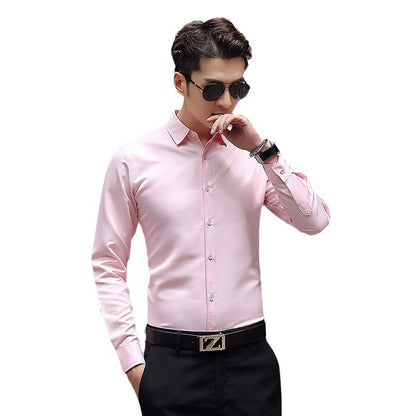 Pure white suit shirt