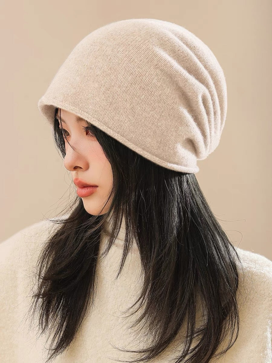 Pure Wool Knitted Beanie Hat