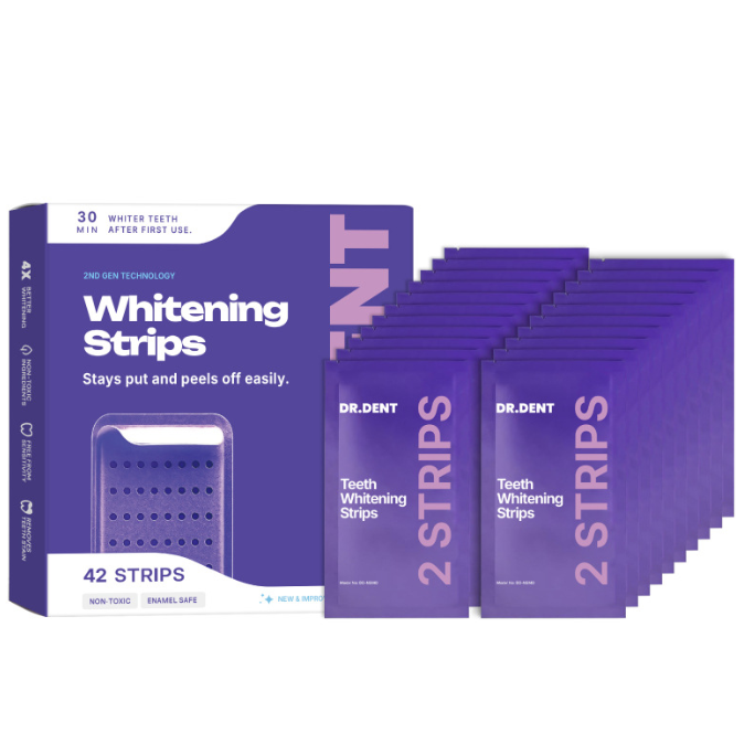 Purple Dental Care Strips