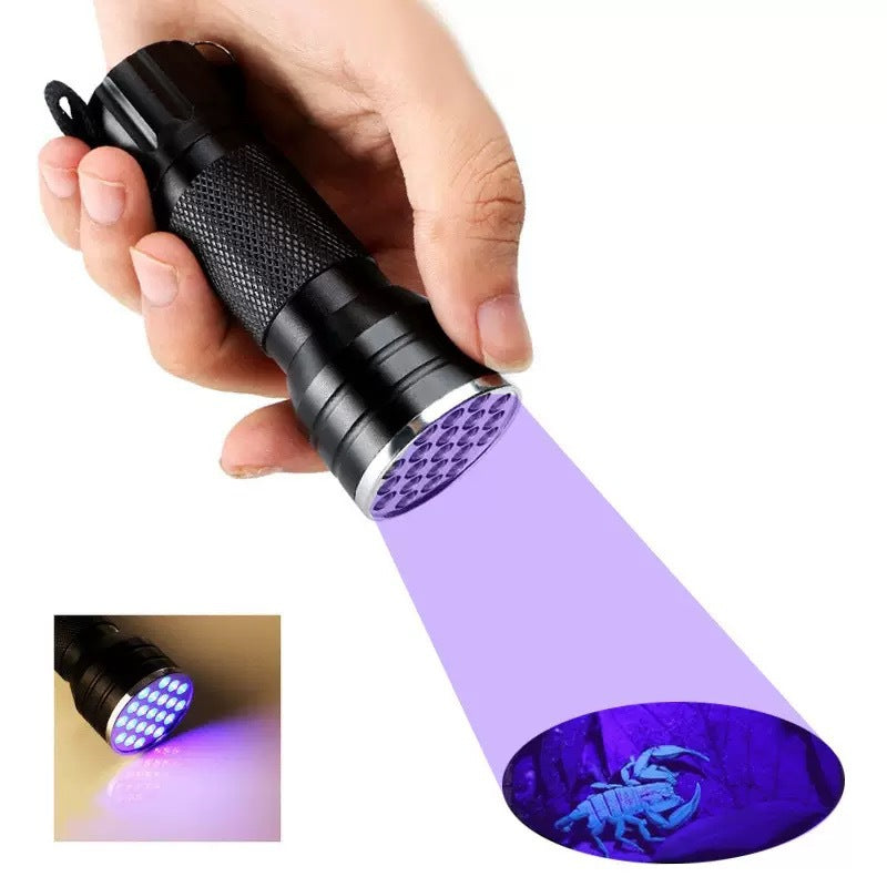 Purple flashlight