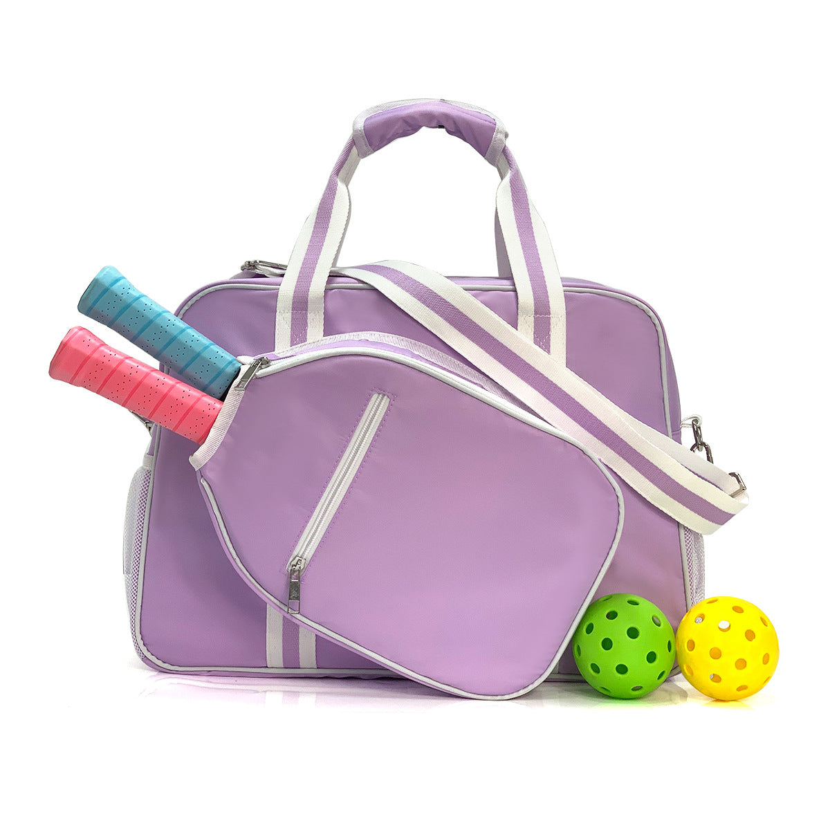 Purple Sports Handbag Outdoor Tennis Bag