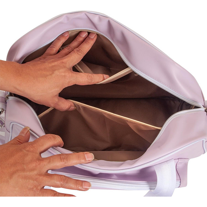 Purple Sports Handbag Outdoor Tennis Bag